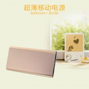 私模聚合物8000毫安移動電源
