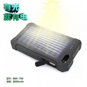 新款太陽能移動電源8000毫安聚合物電芯三防LED露營燈通用充電寶 修改 本產(chǎn)品采購屬于商業(yè)貿(mào)易行為